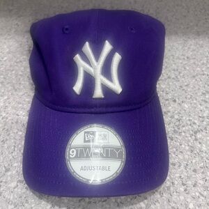 New Era Purple New York Yankees Cap with White Logo